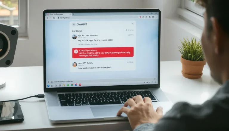 Pourquoi ChatGPT dit « Une erreur s&rsquo;est produite » et comment la résoudre