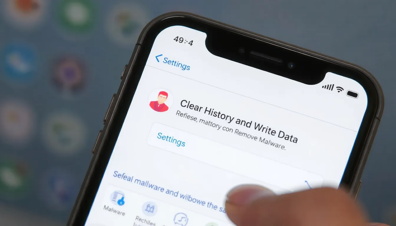 comment enlever un malware sur iphone